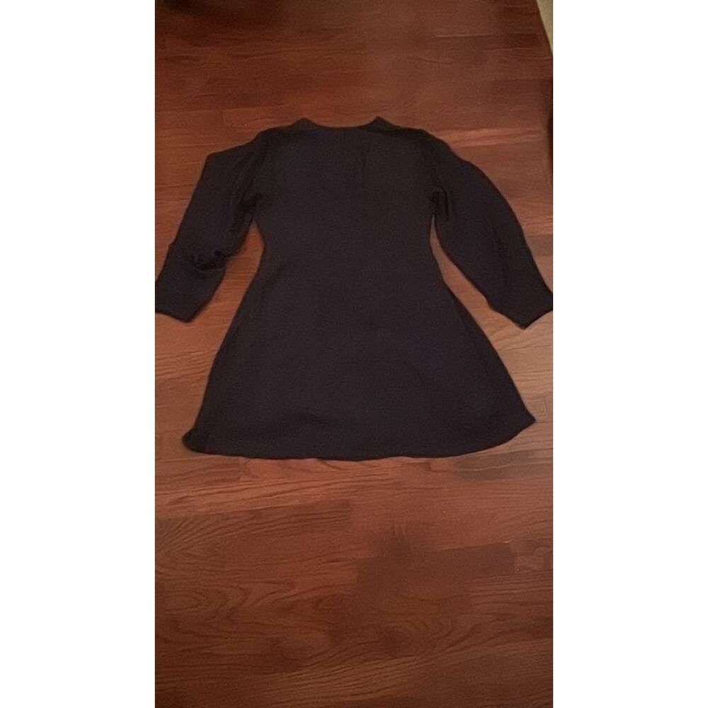 Banana Republic Minimalist Long Sleeve Shift Dress, Navy, Size 10 - Picture 5 of 6